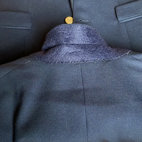 Women's Black Blazer with Gold Buttons - Picture 8 of 10